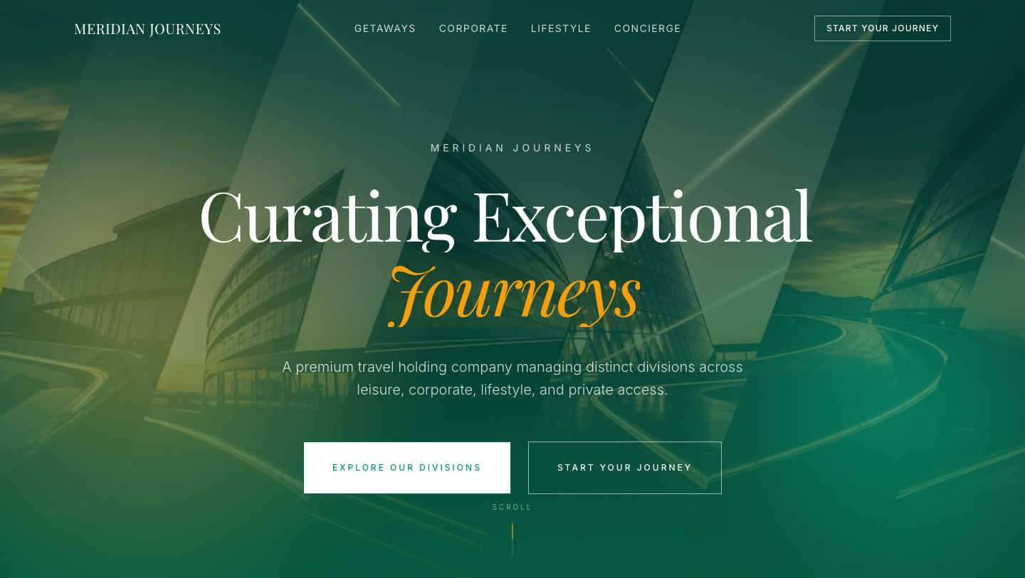 Meridian Journeys storefront